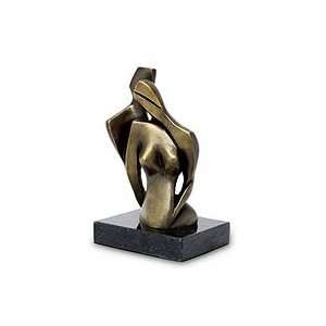  NOVICA Bronze sculpture, Insinuating