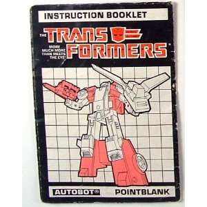  Instruction Manual   Pointblank   Grade B Toys & Games