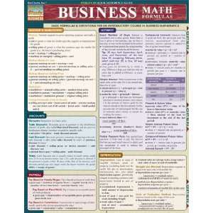   Inc. 9781423203049 Business Math Formulas  Pack of 3