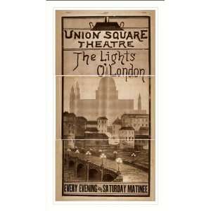  Historic Theater Poster (M), The lights o London every 
