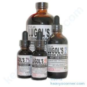  Lugols Iodine Solution 5%   1 fl oz dropper Beauty