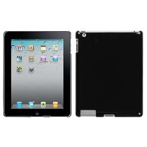  Solid Black Back Protector Cover (with Package) for Apple iPad 