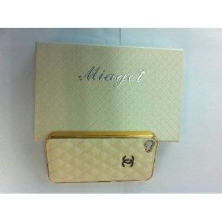 Designer Brand CC Style Beige / Gold PVC material AT&T Iphone 4G/4GS