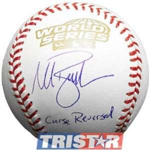  Mark Bellhorn Autographed 2004 World Series Baseball with 
