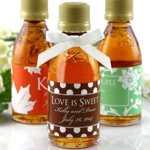  Personalized Maple Syrup Wedding Favor Health & Personal 