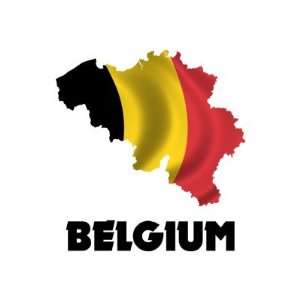  Map Of Belgium Fridge Magnets