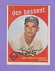 1959 Topps Don Bessent #71 Dodgers EX *1071*