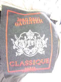 JEAN PAUL GAULTIER CLASSIQUE Black Cuffed Trousers Sz 4  