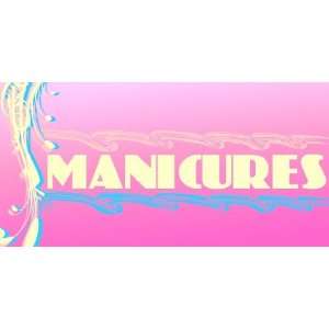 3x6 Vinyl Banner   Manicures 