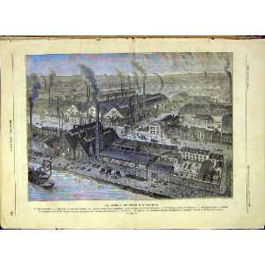  Forge Ivry Sur Seine Paris France Factory Print 1881