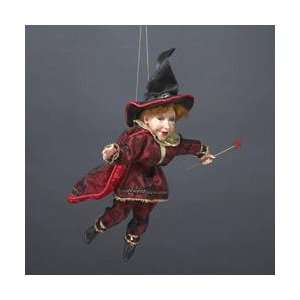 13 Jacqueline Kent Decorative Witches of Kent Red & Black Halloween 