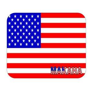  US Flag   Makaha, Hawaii (HI) Mouse Pad 
