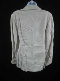 JIL SANDERS Gray Linen Blazer Jacket Coat Sz 38  