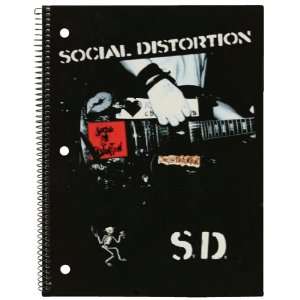  Social Distortion   Mainliner 80 Sheet Spiral Notebook 