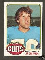 1976 Topps #232 Jim Cheyunski Baltimore Colts NM/MINT  