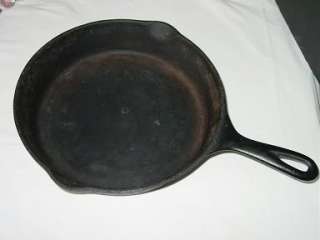 ANTIQUE CAST IRON WAGNER WARE No 8 SKILLET w/ HEAT RING  