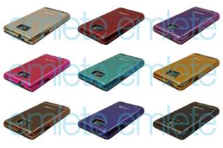   Metal Back Cover Case For AT&T Samsung Galaxy S II 2 i777 i9100  
