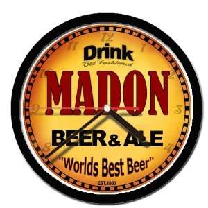  MADON beer and ale cerveza wall clock 