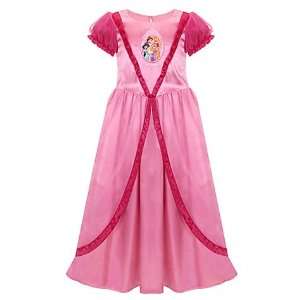   Jasmine Sleeping Beauty Aurora Belle Pink Deluxe Nightgown Dress Toys