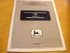 John Deere JX85 21 Commercial Mower Operators Manual