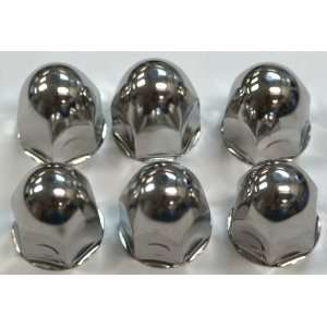  Lug Nut Covers Stainless Steel 1 12 Truck, 6pk Automotive