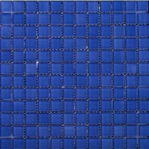  Lucente 1 x 1 Glossy Mosaic in Azul Royale