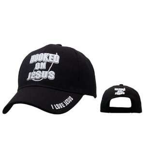   Love Jesus, BLACK Hat Adjustable to Fit Most Men, Women and Older