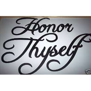  Decorative Metal Wall Art Honor Thyself Words