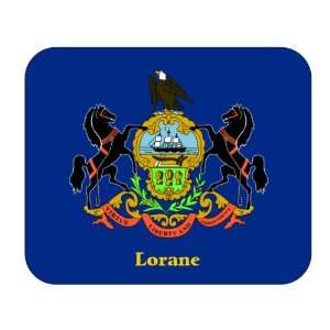  US State Flag   Lorane, Pennsylvania (PA) Mouse Pad 