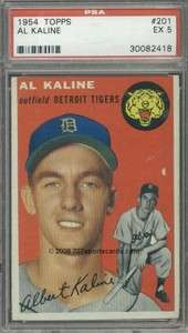 1954 Topps 201 (R) Al Kaline PSA 5 (2418)  