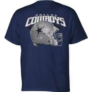    Dallas Cowboys Navy The Big Helmet T Shirt