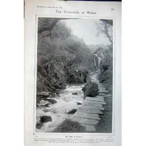  1906 Wales Waterfalls Llanberis Snowdon River Glens