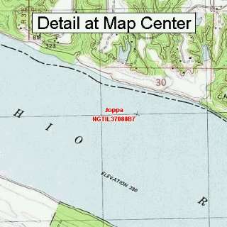  USGS Topographic Quadrangle Map   Joppa, Illinois (Folded 