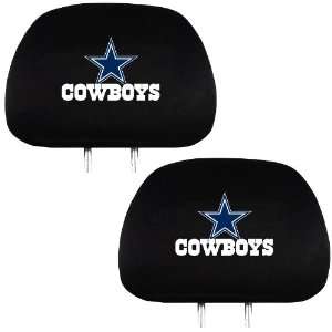  Headrest Seat Cover   NFL Football   Dallas Cowboys   Pair 