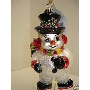  Christopher Radko 6 Snow Chap Snowman Ornament Limited 