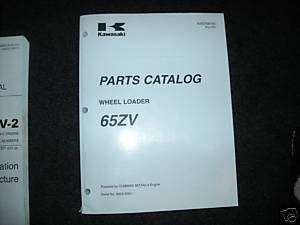 Kawasaki 65ZV wheel Loader parts catalog manual  