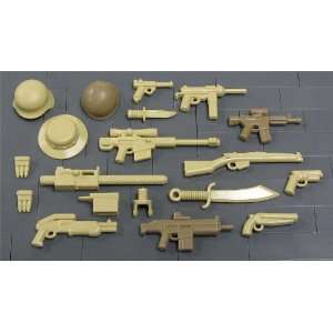  BrickArms 2.5 Scale Desert Blitz Weapons Pack Toys 