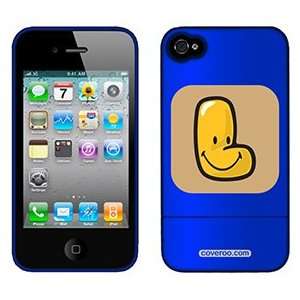  Smiley World Monogram L on Verizon iPhone 4 Case by 