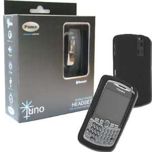  Black Pama Juno Bluetooth Headset and Black Silicone Skin 