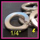 Stainless Steel Flat Washers 1/4 Qty 100  