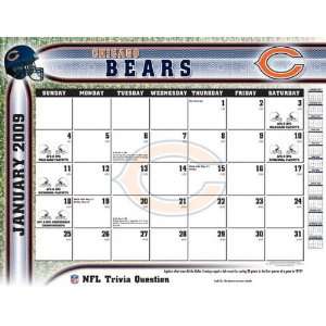  Chicago Bears 2009 22 x 17 Desk Calendar Sports 