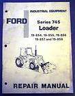 FORD 745 Loader service repair book manual