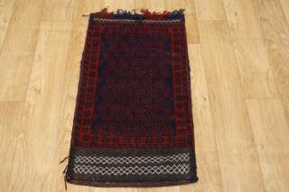 Antique Balouch Bag Persian Wool Handmade Oriental Area Rug Carpet 2X3 