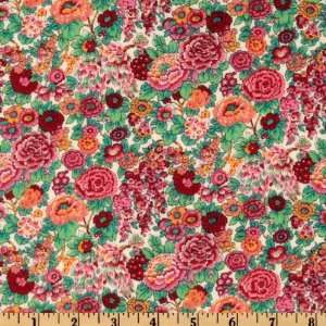  54 Wide Liberty Of London Tana Lawn Elysian Red/Pink 