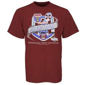   State Bulldogs Maroon Liberty Bowl Bound T shirt
