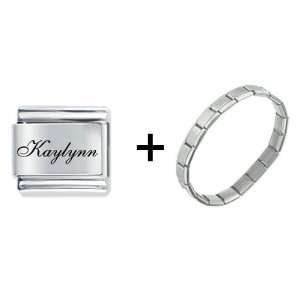    Edwardian Script Font Name Kaylynn Italian Charm Pugster Jewelry