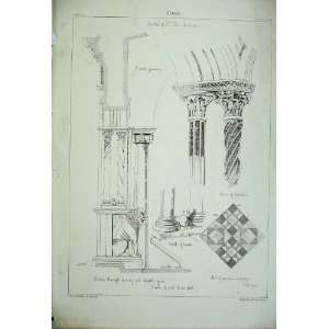    Italy Architecture Rome Lateran Cloisters Capitals