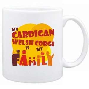 New  My Cardigan Welsh Corgi Is My Family  Mug Dog 