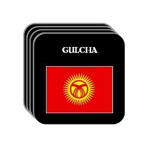  Kyrgyzstan   GULCHA Set of 4 Mini Mousepad Coasters 