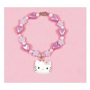  Hello Kitty Little Girls Flower Charm Bracelet Toys 